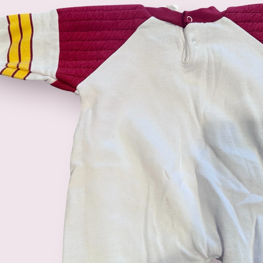 Vintage 1994 NFL Peanuts Snoopy Washington Redskins One Piece Sz 6-9 Months - Picture 11 of 11